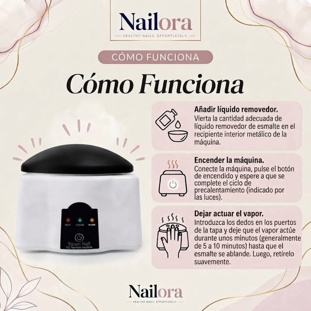 Nailora™ - Máquina Quitaesmalte